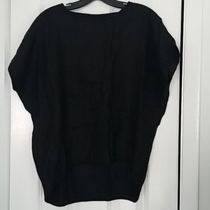 Cuyana baby alpaca oversized sweater black cape